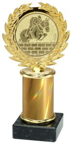 900.01.213 Springreiter Pokal inkl. Beschriftung | Serie 3 Stck.