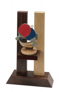 H330FX019 Tischtennis Holz-Pokal inkl. Beschriftung | 3 Größen
