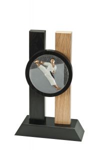 H340.04 Karate Holz-Pokal inkl. Beschriftung | 3 Größen