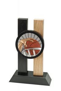 H340.025 Basketball Holz-Pokal Bad Reichenhall inkl. Beschriftung | 3 Größen
