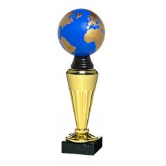 785.501M Globus - Welt Pokale mit 3D-Figur inkl. Beschriftung | 3 Größen