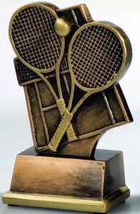 36876 Tennis Kunstharzpokal inkl. Beschriftung | 8,0 cm