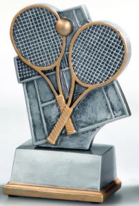 36877 Tennis Kunstharzpokal inkl. Beschriftung | 8,0 cm