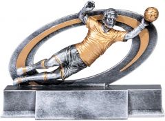 39739 Fussball - Torhüter Pokalfigur inkl. Beschriftung | 19,9 cm