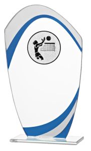 W550.09.239 Volleyball Glaspokal inkl. Beschriftung | 3 Größen