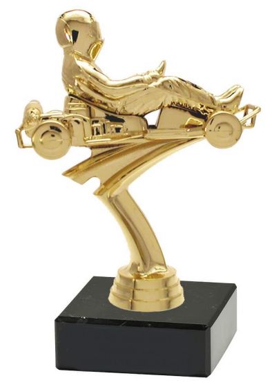 Pokal KART MAN Auto Figur Trophäe mit Gravur (Farbe: Set bronze, silber und  gold) Detailansicht 